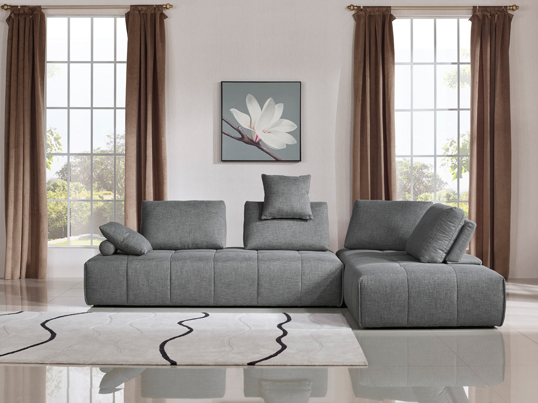 Edgar - Modern Grey Fabric Modular Sectional Sofa by VIG Furniture - View 1