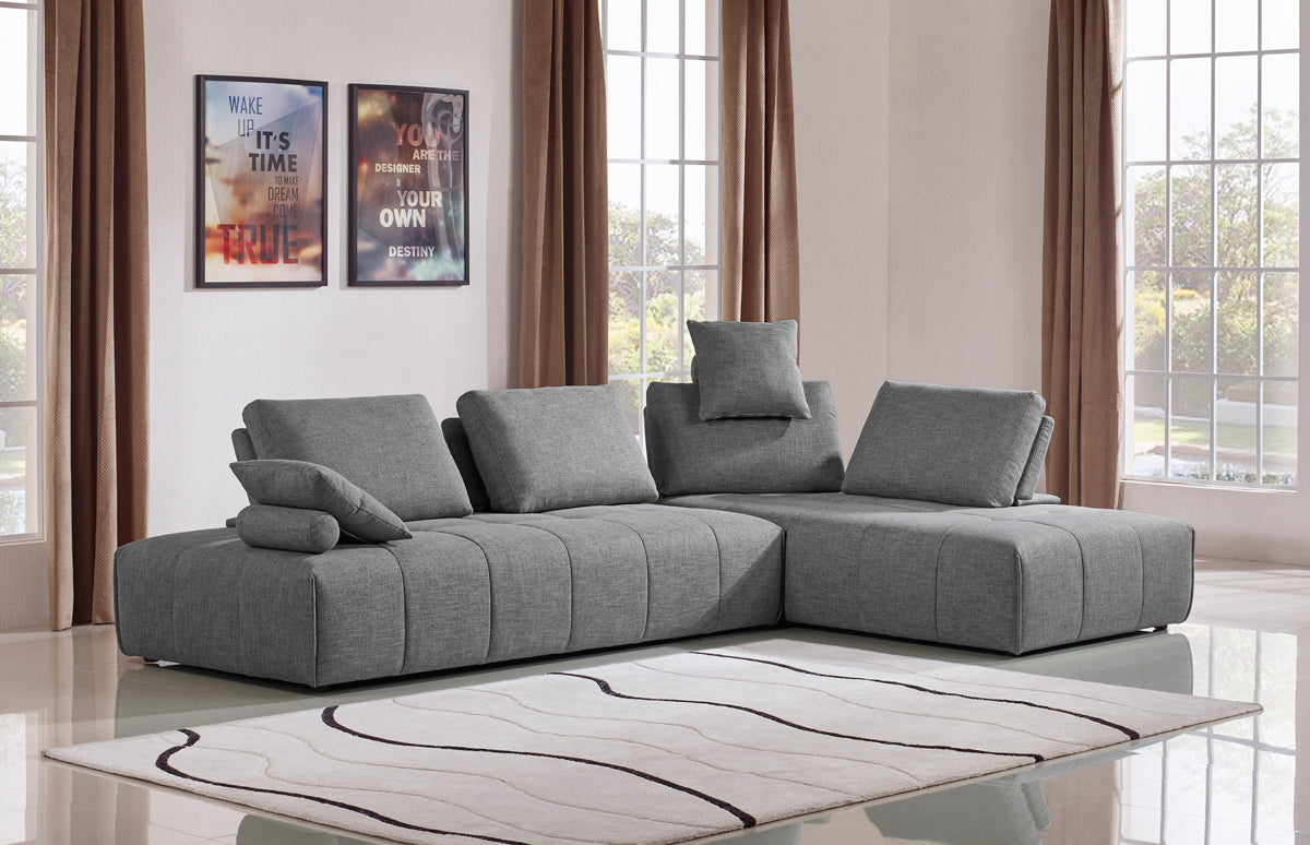 Edgar - Modern Grey Fabric Modular Sectional Sofa by VIG Furniture - View 4