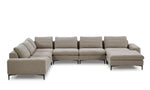 Cascade - Modern Beige Fabric U Shaped Sectional Sofa by VIG Furniture - View 2