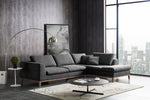 Hickman - Modern Dark Grey Fabric Right Facing Sectional Sofa by VIG Furniture - View 4