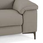 Meidas - Modern Light Grey Leather Sectional Sofa + 2 Recliners - Left Facing Chaise by VIG Furniture - View 7