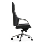 Merlo - Modern Black High Back Executive Office Chair by VIG Furniture - View 2