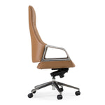 Merlo - Modern Brown High Back Executive Office Chair by VIG Furniture - View 2