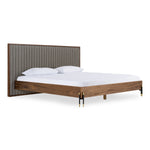 Metcalf - Mid-Century Walnut & Grey Bed by VIG Furniture - View 3