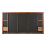Metcalf - Mid-Century Walnut & Grey Bed by VIG Furniture - View 4