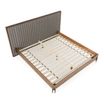 Metcalf - Mid-Century Walnut & Grey Bed by VIG Furniture - View 5