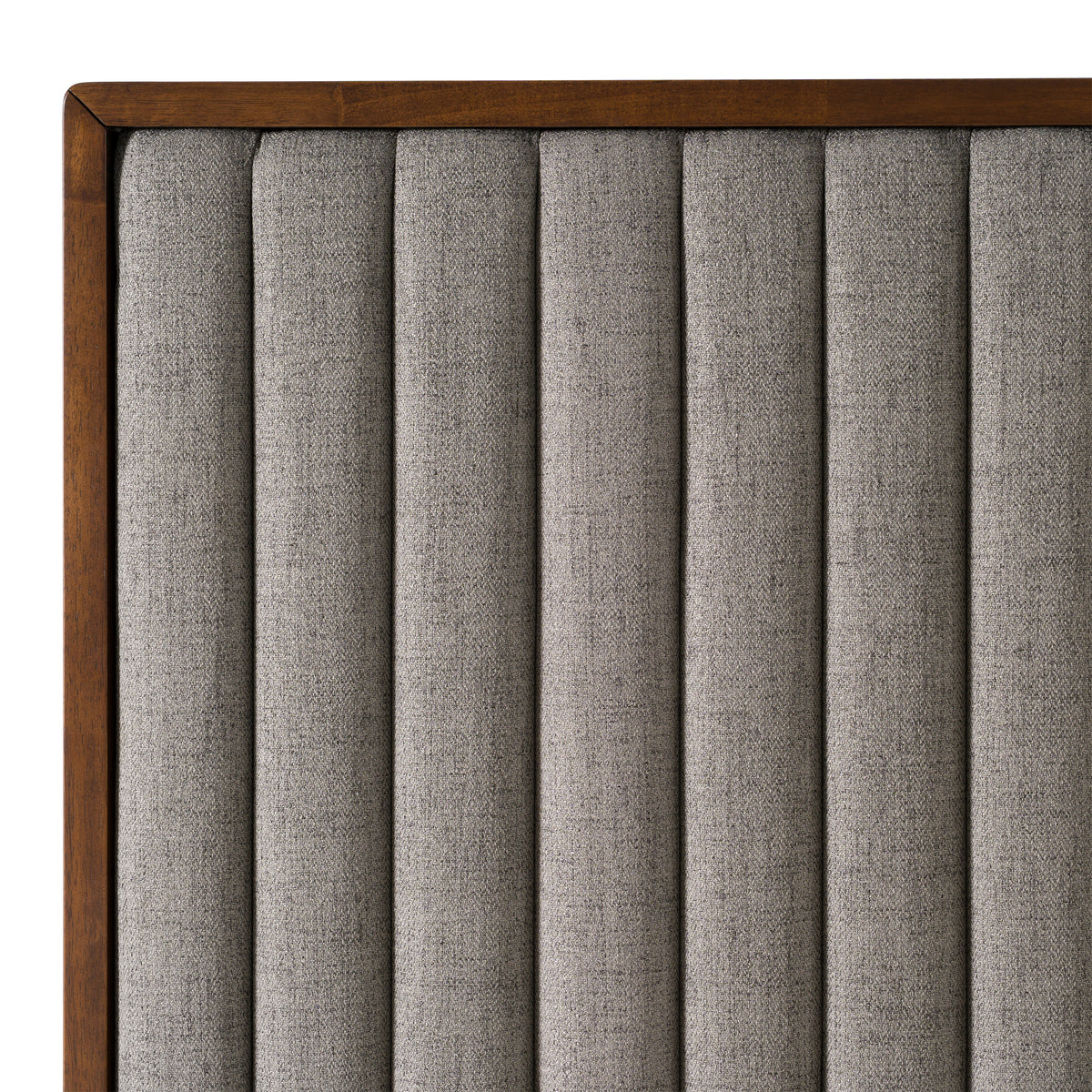 Metcalf - Mid-Century Walnut & Grey Bed by VIG Furniture - View 6