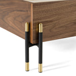 Metcalf - Mid-Century Walnut & Grey Bed by VIG Furniture - View 7