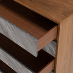 Metcalf - Mid-Century Walnut & Grey Chest by VIG Furniture - View 6