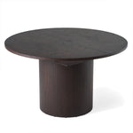Miami - Modern Brown Round Dining Table with Extension by VIG Furniture - View 2