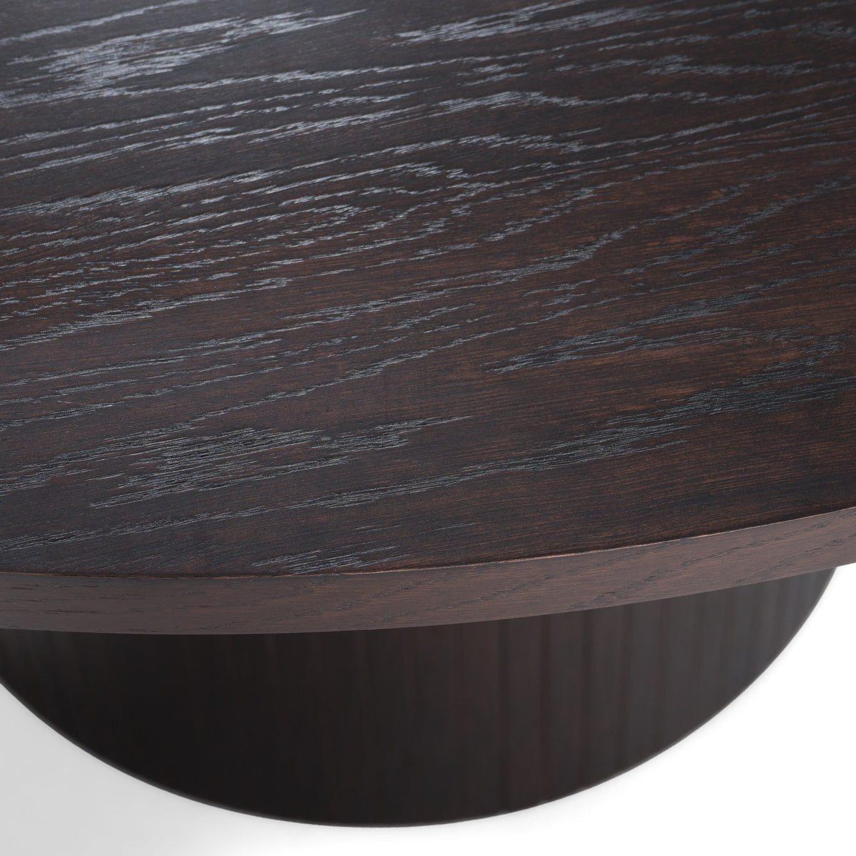 Miami - Modern Brown Round Dining Table with Extension by VIG Furniture - View 5