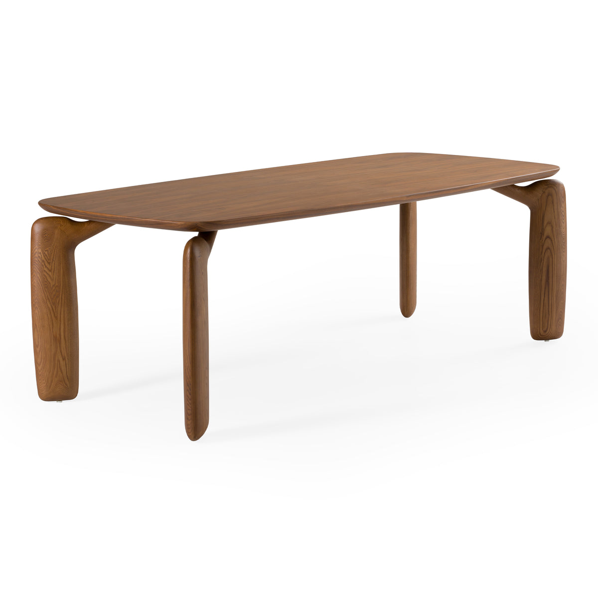 Michael - Mid-Century Modern Walnut Dining Table by VIG Furniture - View 6