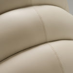 Michael - Mid-Century Modern Beige Vegan Leather + Walnut Dining Chair by VIG Furniture - View 8