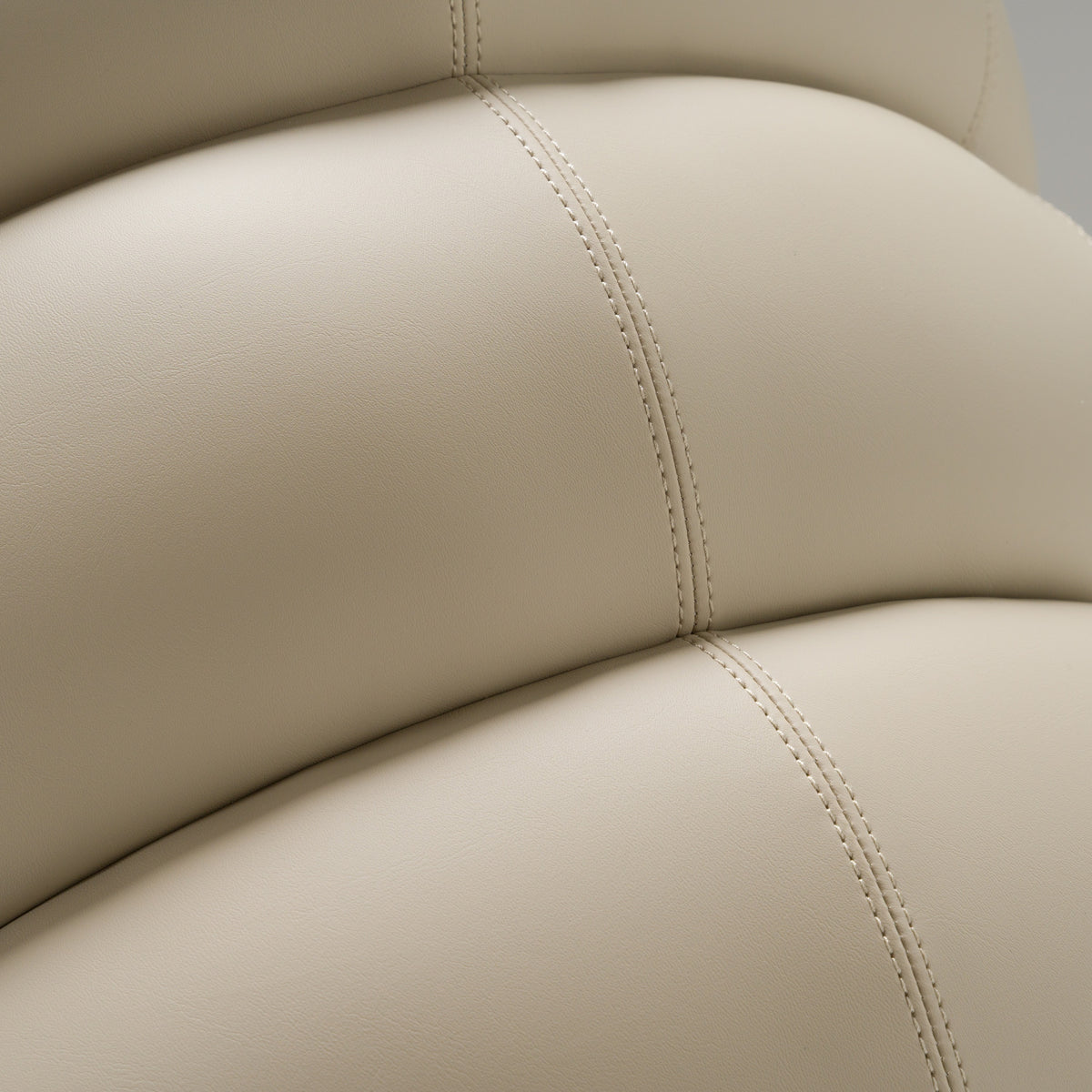 Michael - Mid-Century Modern Beige Vegan Leather + Walnut Dining Chair by VIG Furniture - View 8