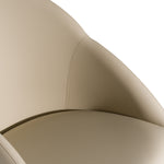 Michael - Mid-Century Modern Beige Vegan Leather + Walnut Dining Chair by VIG Furniture - View 9