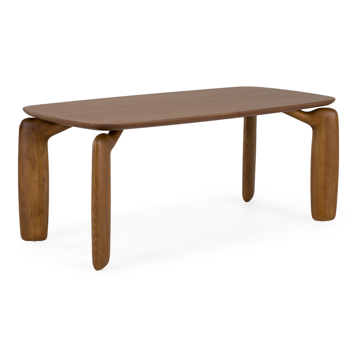 Michael - Mid-Century Modern Walnut 71" Dining Table by VIG Furniture - View 2