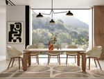 Michael - Mid-Century Modern Walnut Dining Table by VIG Furniture - View 2