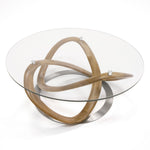 Michele - Modern Glass + Walnut Coffee Table by VIG Furniture - View 5