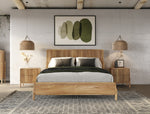 Mikala - Modern Natural Oak Bed by VIG Furniture - View 11