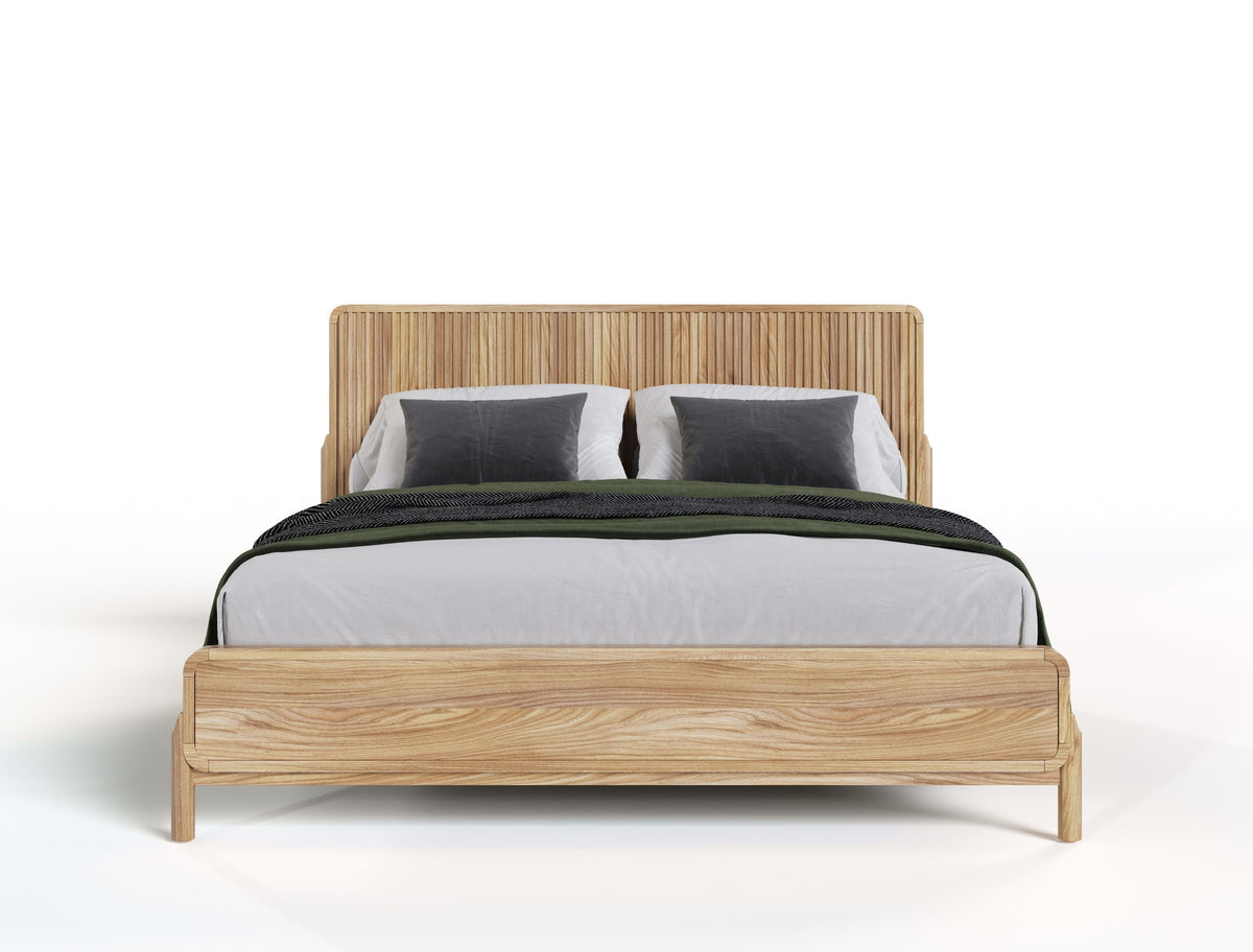Mikala - Modern Natural Oak Bed by VIG Furniture - View 1