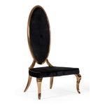Mills - Modern Black Velvet Rosegold Dining Chair Set of 2 by VIG Furniture - View 1