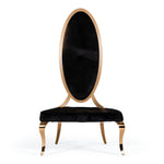 Mills - Modern Black Velvet Rosegold Dining Chair Set of 2 by VIG Furniture - View 6
