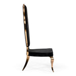 Mills - Modern Black Velvet Rosegold Dining Chair Set of 2 by VIG Furniture - View 7