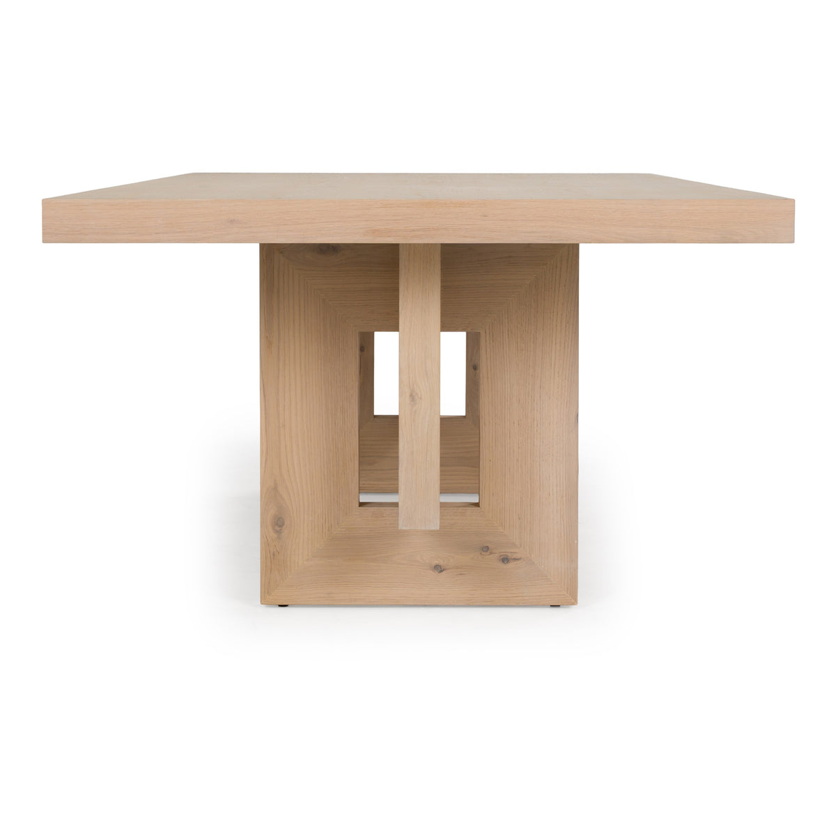 Mineola - Modern Natural White Oak 110" Dining Table by VIG Furniture - View 3