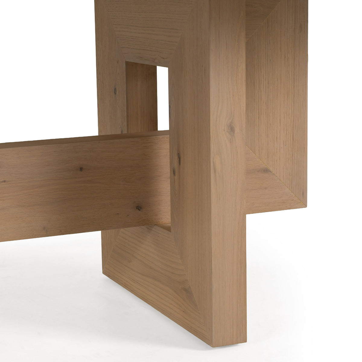 Mineola - Modern Natural White Oak 110" Dining Table by VIG Furniture - View 5
