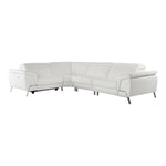 Mini Wonder - Italian Modern White Leather Sectional Sofa with Recliners by VIG Furniture - View 1
