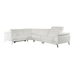 Mini Wonder - Italian Modern White Leather Sectional Sofa with Recliners by VIG Furniture - View 10