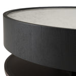 Miranda - Modern Ceramic + Black Oak Round Coffee Table by VIG Furniture - View 4
