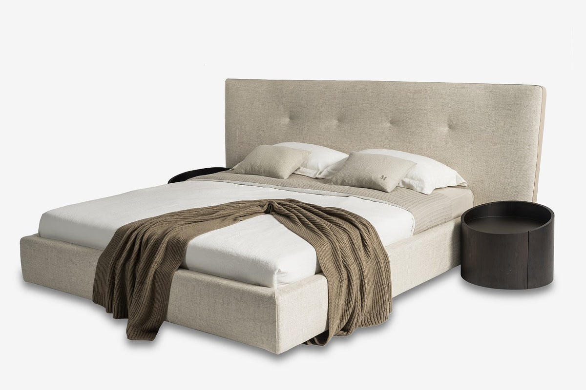 Brittany - California King Modern Grey Fabric Bed by VIG Furniture - View 3