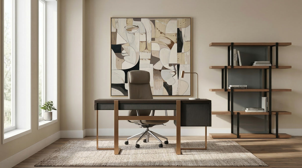 Pickard - Modern Grey Leather Executive Office Chair by VIG Furniture - View 9