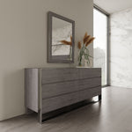 Arlene Modern Grey Elm & Stainless Steel Bedroom Set by VIG Furniture - View 19