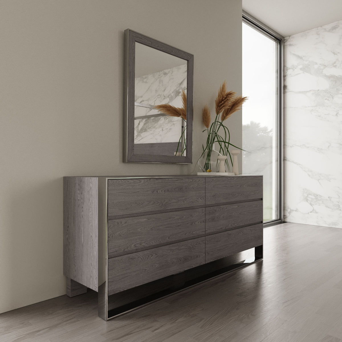 Arlene Modern Grey Elm Dresser by VIG Furniture - View 6
