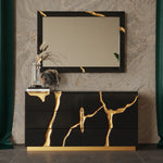 Aspen - Modern Black and Gold Dresser by VIG Furniture - View 4