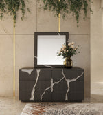 Aspen - Modern Matte Brown Ash & Silver Dresser by VIG Furniture - View 10