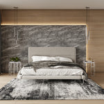 Bergeron - Contemporary Cream Woven Fabric Bed by VIG Furniture - View 3