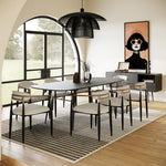 Billy Modern Black Oak & Gold Extendable Dining Table by VIG Furniture - View 12