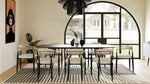 Billy Modern Black Oak & Gold Extendable Dining Table by VIG Furniture - View 11