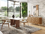 Killeen - Modern Gold + Walnut Buffet by VIG Furniture - View 2