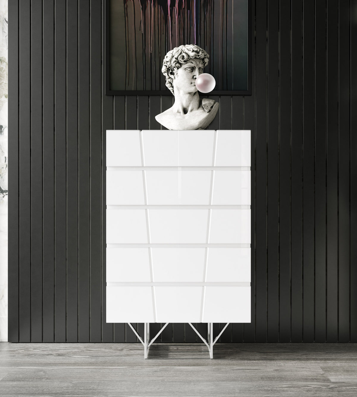 Chrysler Modern White Chest by VIG Furniture - View 5