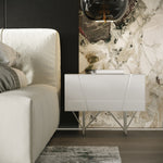 Chrysler Modern White Nightstand by VIG Furniture - View 4