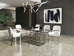 Ericson - Modern Glass & Stainless Steel Dining Table by VIG Furniture - View 7