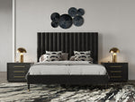 Hemlock - Modern Dark Grey Velvet Bed by VIG Furniture - View 4