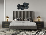 Hemlock - Modern Grey Velvet Bed by VIG Furniture - View 5