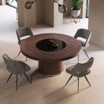 Houston - Round Modern Dining Table by VIG Furniture - View 2