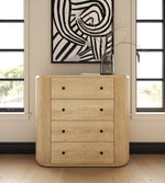 Jacobson - Modern Natural Acacia Chest by VIG Furniture - View 2