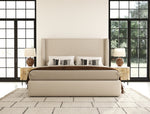 Byrne - Modern Beige Fabric Bed by VIG Furniture - View 12